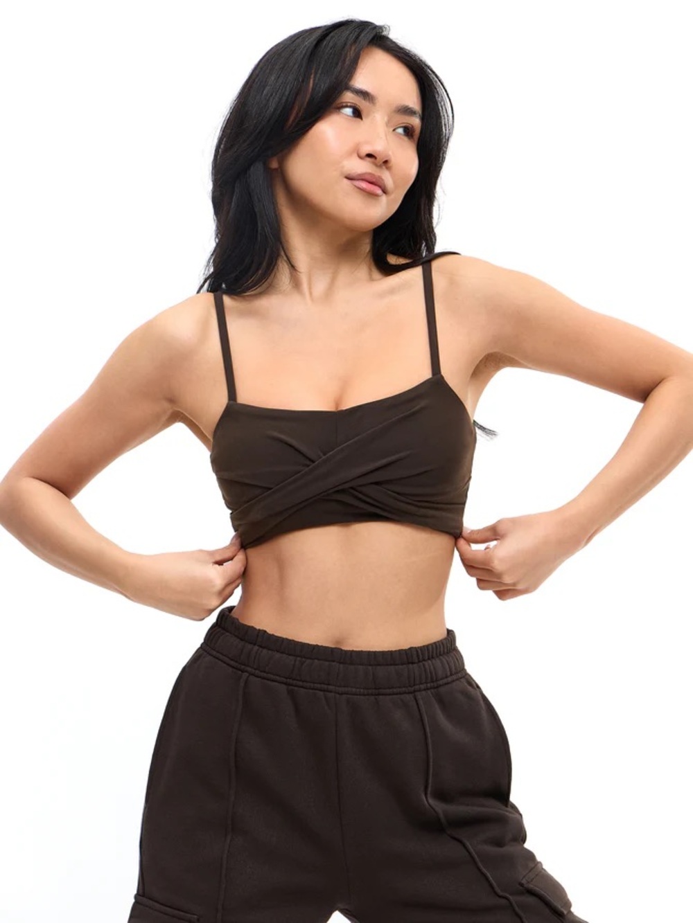 BuffBunny Cold Brew Ivy Wrap Bra